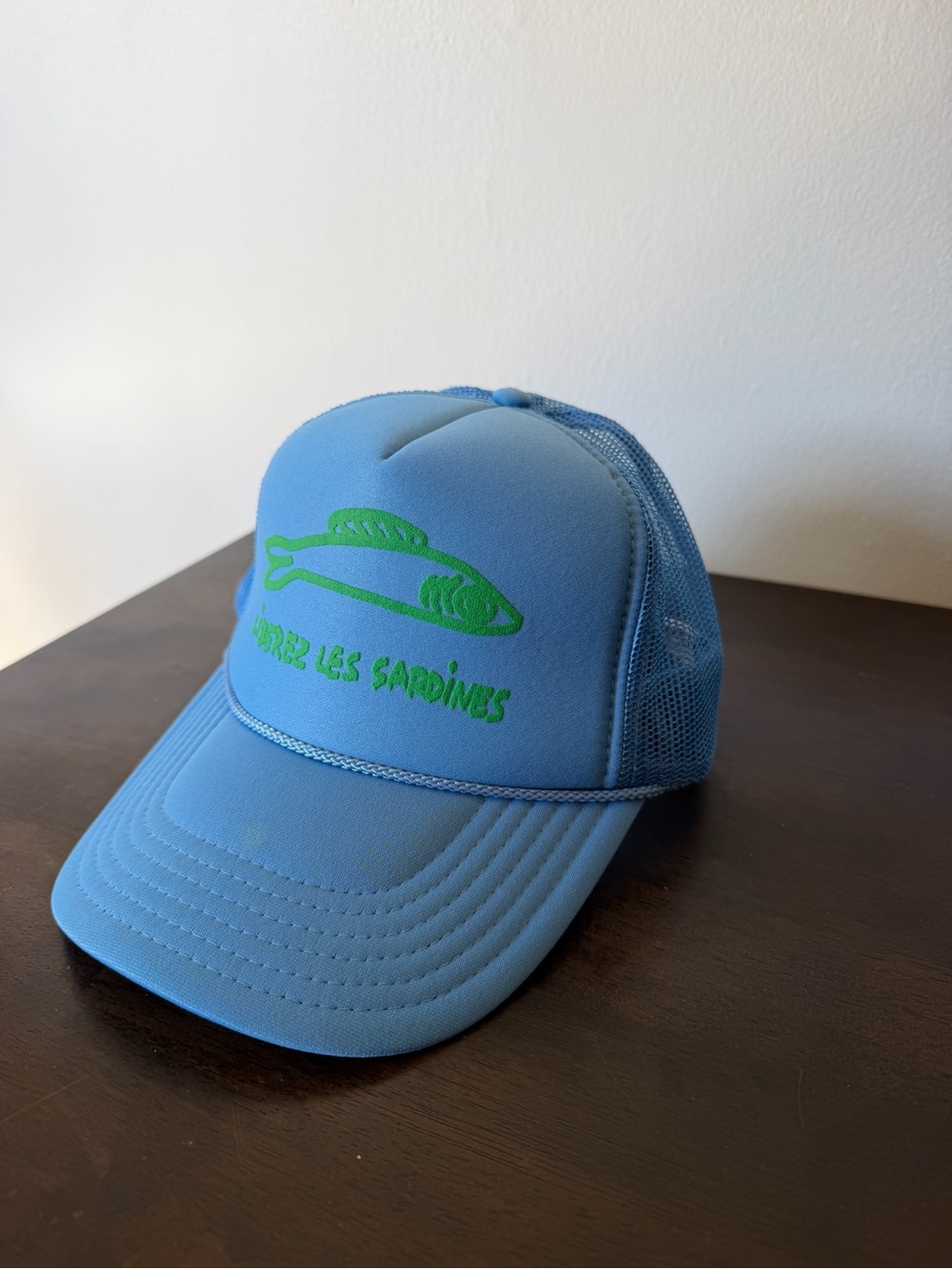 RARE Clare V Liberez Les Sardines trucker hat - Picture 2 of 4